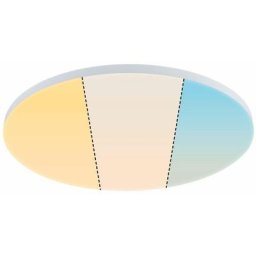Paulmann - Velora de panneau led autour de 600 mm blanc commutateur blanc
