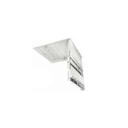 Plafonnier encastré pavé 4X14W 600X600mm avec 4 tubes fluo T5 blanc froid 840 Dedra plus dpb osram