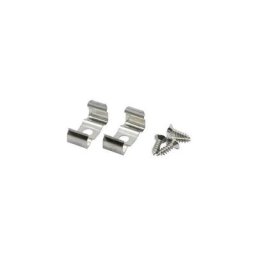 Ledmaxx - clips de fixation (plats) ledconnect LCV11 acier inoxydable set de 2