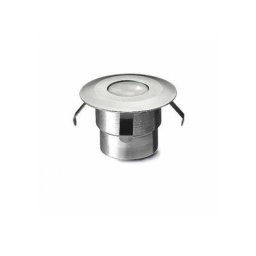 Spot à encastrer Gea, Led 0.5W, aluminium et verre