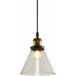 Lampe suspendue Vintage en verre, ampoule E27, design rustique américain, design créatif, luminaire