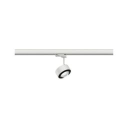 Spot ProRail3 Aldan 1x9W Blanc/Noir 230V métal 4000K 3 phases dimmable