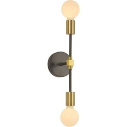 Applique murale de salle de bain à 2 ampoules E27 - Moderne - Style industriel - Vanity - Applique
