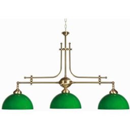 Art Nouveau Lampe de Table de Billard Professionnelle E27 Vert Salle à Manger - bronze clair