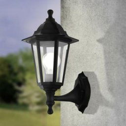Applique extérieure E27 max 60W noir Montante et descendante duanera - Eglo