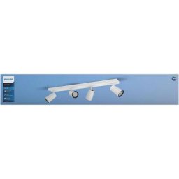 Spot Philips Paisley Blanc 4xGU10 - Blanc