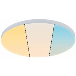 Panneau led Velora autour de 400 mm blanc Commutateur blanc blanc