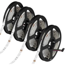 Bande de led rgb 20m (4x5m) 3528 smd peut être coupée aux interfaces marquées 60 led / Meter