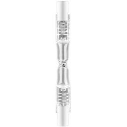 Lampe halogène linéaire eco double culot 230V R7s 78mm 120W Sylvania 22576 - Transparent