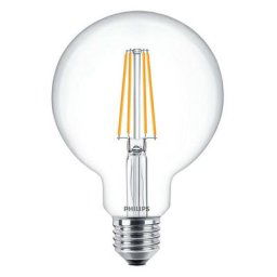 Philips - 7W led filament globe bulbe E27 2700K PHILEDGL60