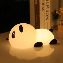 7 Couleurs Veilleuse Beau panda,Silicone Tactile Veilleuse,Veilleuse Bébé,Veilleuse led