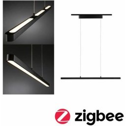 Urail LED Pendel Lento Smart Home Zigbee 3x1800lm 3x13.5W DIMMBAR blanc accordable 230V Black Matt