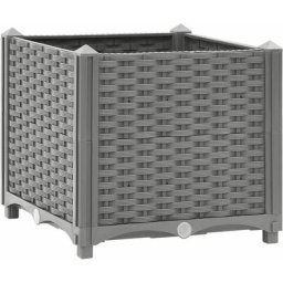 Joli® Mode Lit surélevé 40x40x38 cm Polypropylène - Jardinière Extérieur - bac a fleur TOP59228