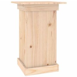 Support à fleurs 40x40x60 cm Bois de pin solide Vidaxl Marron