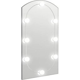Vidaxl - Miroir avec éclairage led 90x45 cm Verre Arche n/a