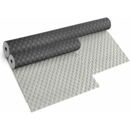 Emmevi - Tapis Protecteur de sol en gomme antidérapant avec revêtement robuste à bulles Gris - 2