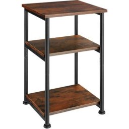 Tectake - Table d'appoint Memphis 34x30x59cm - Table d'appoint de style industriel, table de
