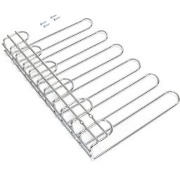 Emuca - Support pour verres à vin à 5 lignes Supra., Chromé, Acier, 1 ut.