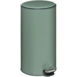 Five Simply Smart - Poubelle en métal à pédale 30 l - Vert - h 62 cm - Livraison gratuite - Vert