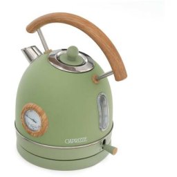 Bouilloire Caprizze Nara 2200 w en Acier Inoxydable avec Thermomètre Intégré Capacité 1,8 l Vert