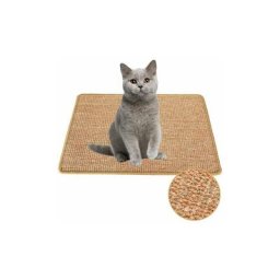 Tapis à Gratter pour Chat, Tapis à Gratter en Sisal Naturel Grattoir Tampon à Gratter pour Animaux