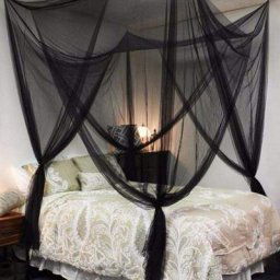 Quatre Coin Couvercle en Moustiquaire, Moustiquaire Filet Moustiquaire Princesse Au Lit pour Lit à