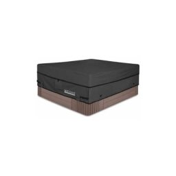 Housse de bain à remous carrée en polyester 600d imperméable, couvertures de spa extérieur, 76 x 76