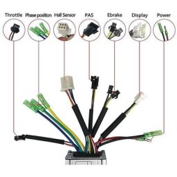 Ebike Contrôleur Pièce de Rechange Scooter Électrique Vélo 36V/48V 250W Contrôleur Lcd3 Affichage