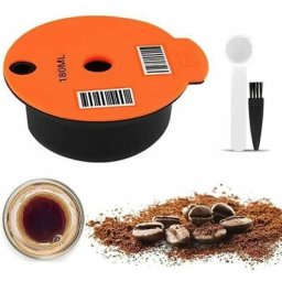 GP - Dosettes De Cafe, Filtre a Cafe Reutilisable, Capsule De Cafe En Plastique Rechargeable Avec