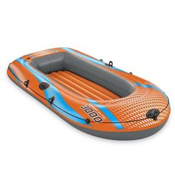 Bateau Gonflable pour 2 Adultes et 1 Enfant Bestway Kondor Elite 3000 Raft 246x122x45 cm avec