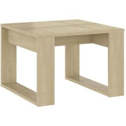 Vidaxl - Table d'appoint Chêne sonoma 50x50x35 cm Aggloméré Chêne sonoma
