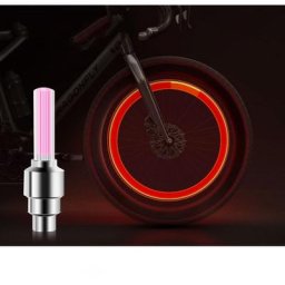 Led Roue LumièresRayons de Roue Vélo pour vtt vtc Bicyclette Lampe à led Étanche à néon (Rouge)