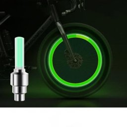 Led Roue LumièresRayons de Roue Vélo pour vtt vtc Bicyclette Lampe à led Étanche à néon (vert)