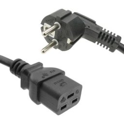 BeMatik - Câble électrique haute qualité 3x1.5mm² IEC60320 C19-femelle vers Schuko-mâle 10m