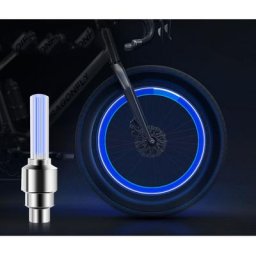 LED Roue LumièresRayons de Roue Vélo pour VTT VTC Bicyclette Lampe à LED Étanche à néon （bleu）