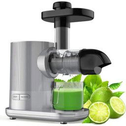 Extracteur de Jus 150W, Slow Juicer Presse Machine avec Moteur Silencieux, Inclus 1 Tasse a Jus de