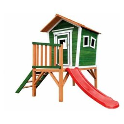 Outdoor Toys - Maisonnette en Bois Niké 175x131x205 cm 2,21 m² avec Porche, Escalier et Toboggan