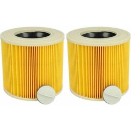 Vhbw - Lot de 2x filtres à cartouche compatible avec Kärcher se 4001 Injecteur Extracteur, se 4001