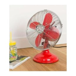 La Chaise Longue - Vieux ventilateur rouge la chiase longue diamètre 30cm -34-1j-004r