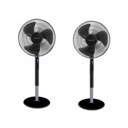 Honeywell - Pack 2 Ventilateurs sur Pied 50W Technologie QuietSet - Noir