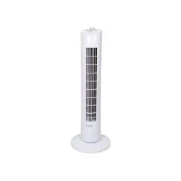 Ventilateur colonne oscillant Perel CFANT01N 60W 3 vitesses H79cm D79cm Blanc