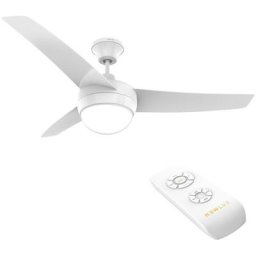 Ventilateur de plafond avec lumière et télécommande W420 Blanc - Blanc - Newlux