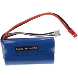 Vhbw - Batterie compatible avec Wltoys 12428 modéle rc (1500mAh, 7,4V, Li-ion, 69 x 38 x 18 mm)