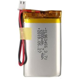 Atlantic's - batMD214R-3.7V - Batterie 3.7V pour sirène d'alarme intérieure