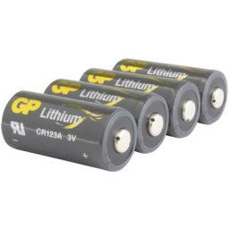 CR123A Pile photo CR-123A lithium 1400 mAh 3 v 4 pc(s) A372622 - Gp Batteries