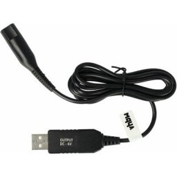Câble de charge compatible avec Braun Waterflex MGK3040, MGK3060, MGK3080 (Typ 5514, 5515) rasoir