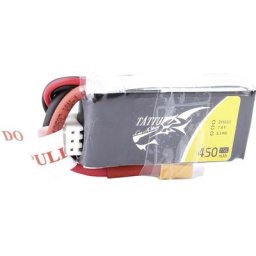 Pack de batterie (LiPo) 7.4 v 450 mAh Nombre de cellules: 2 75 c Softcase XT30 - Tattu