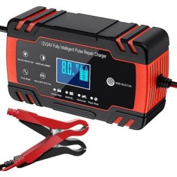 Chargeur de batterie de voiture, chargeur de batterie de voiture 8A 12V / 24V, chargeur de batterie