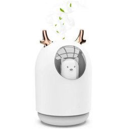 Humidificateur d'air bébé Chambre Ultrasonique Silencieux avec 7 Couleurs de Lumière 12 Hd'arrêt