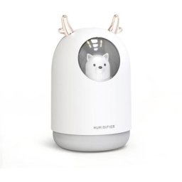 Humidificateur d'air bébé Chambre Ultrasonique Silencieux avec 7 Couleurs de Lumière 12 Hd'arrêt